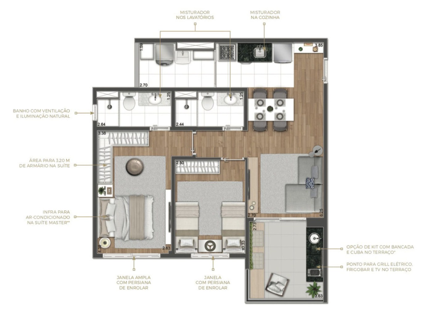 Apartamento, 4 quartos, 123 m² - Foto 31