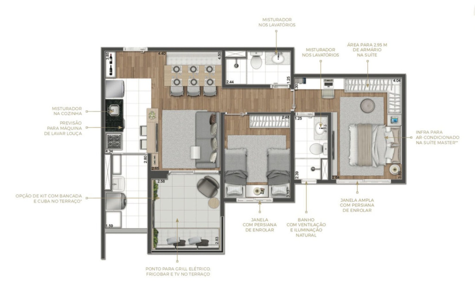 Apartamento, 4 quartos, 123 m² - Foto 32