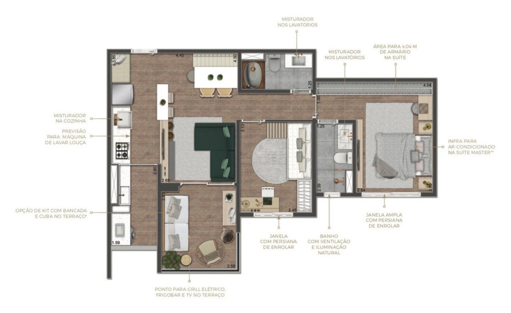 Apartamento, 4 quartos, 123 m² - Foto 33