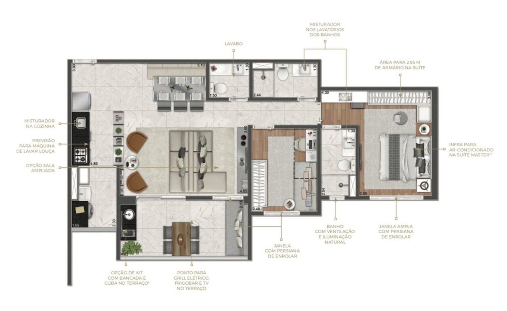 Apartamento, 4 quartos, 123 m² - Foto 37