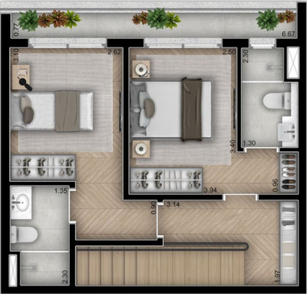 Apartamento, 2 quartos, 85 m² - Foto 31
