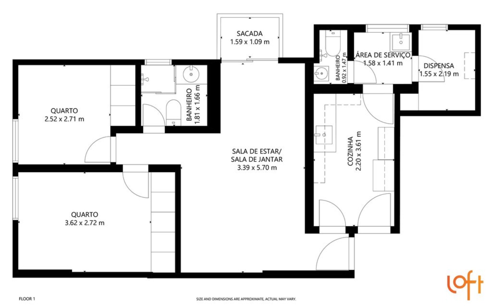 Apartamento, 2 quartos, 68 m² - Foto 9