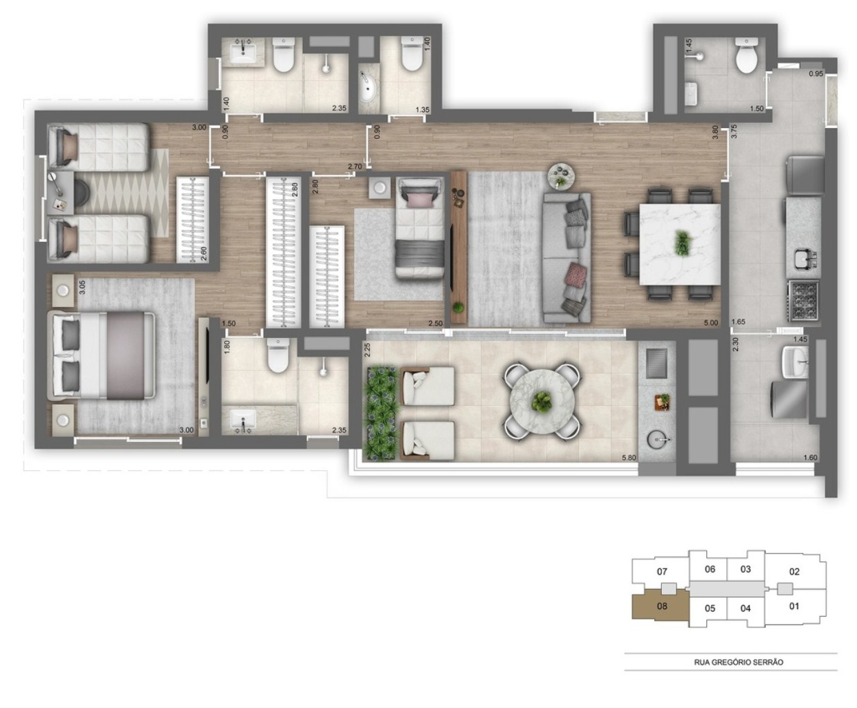 Apartamento, 3 quartos, 131 m² - Foto 16