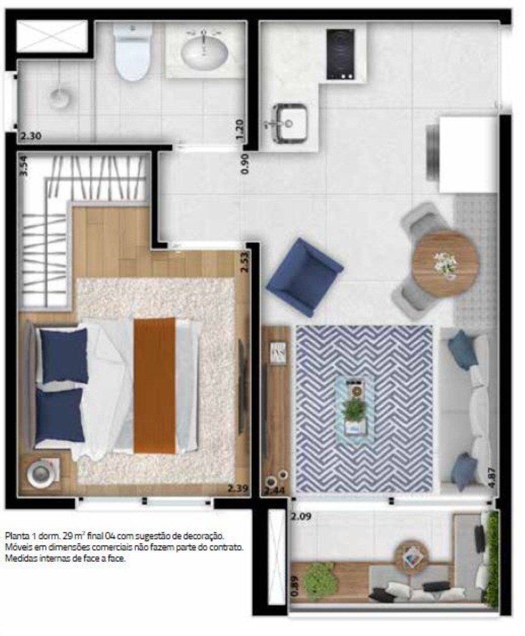 Apartamento, 1 quarto, 22 m² - Foto 18