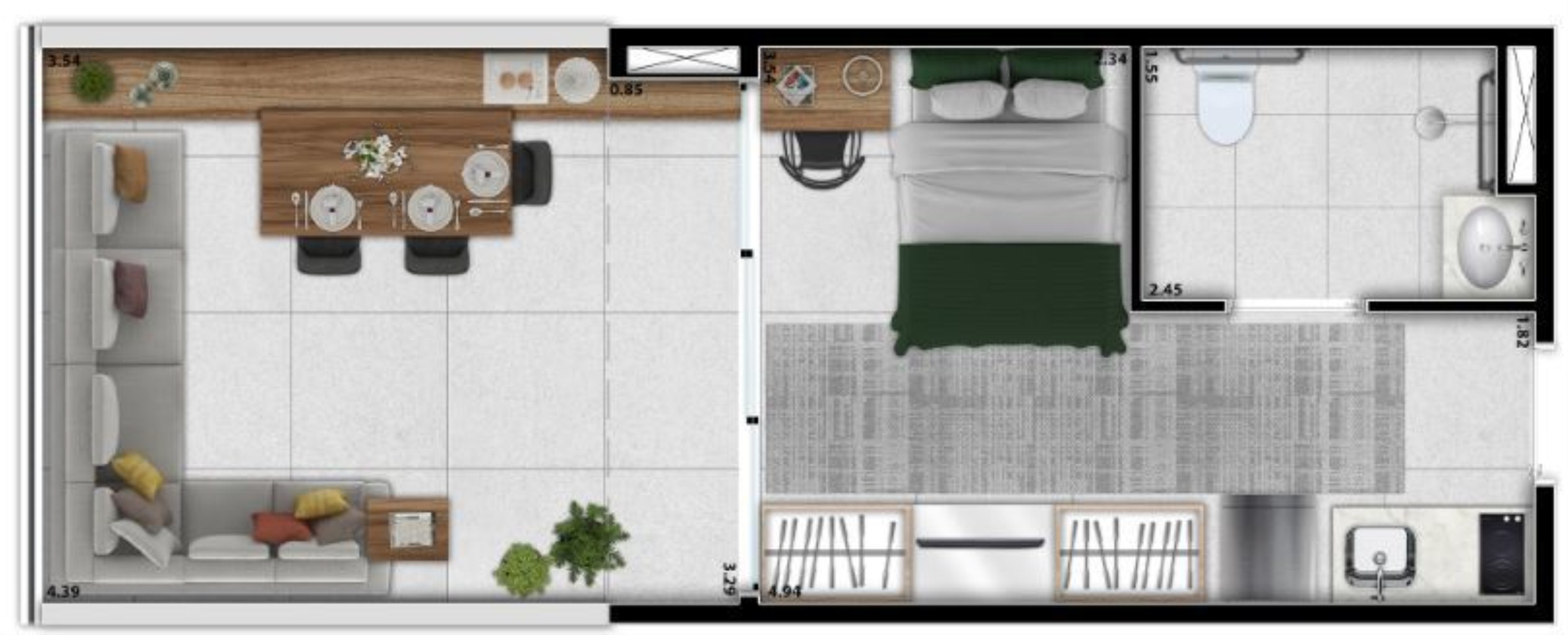 Apartamento, 1 quarto, 22 m² - Foto 19