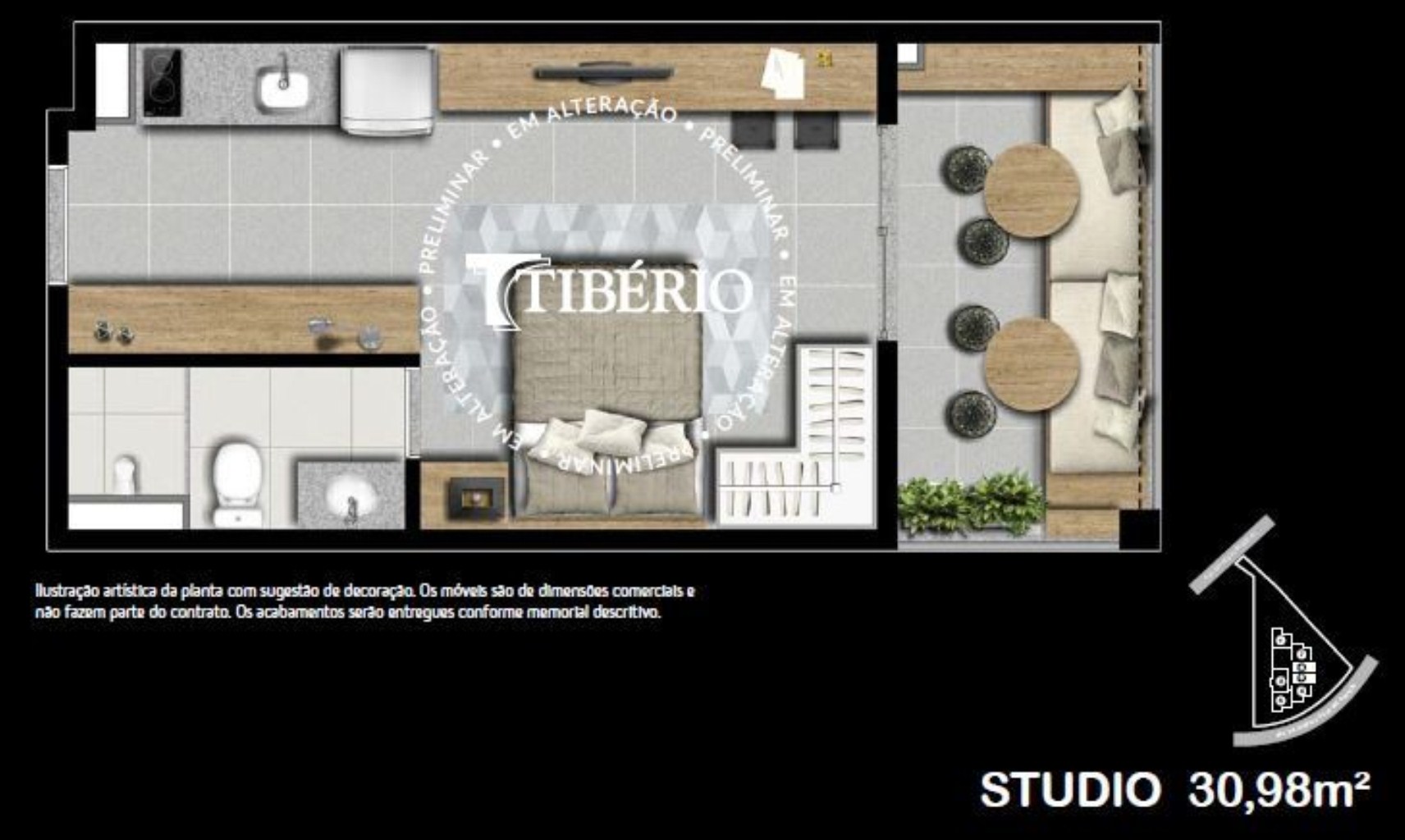 Apartamento, 1 quarto, 31 m² - Foto 17