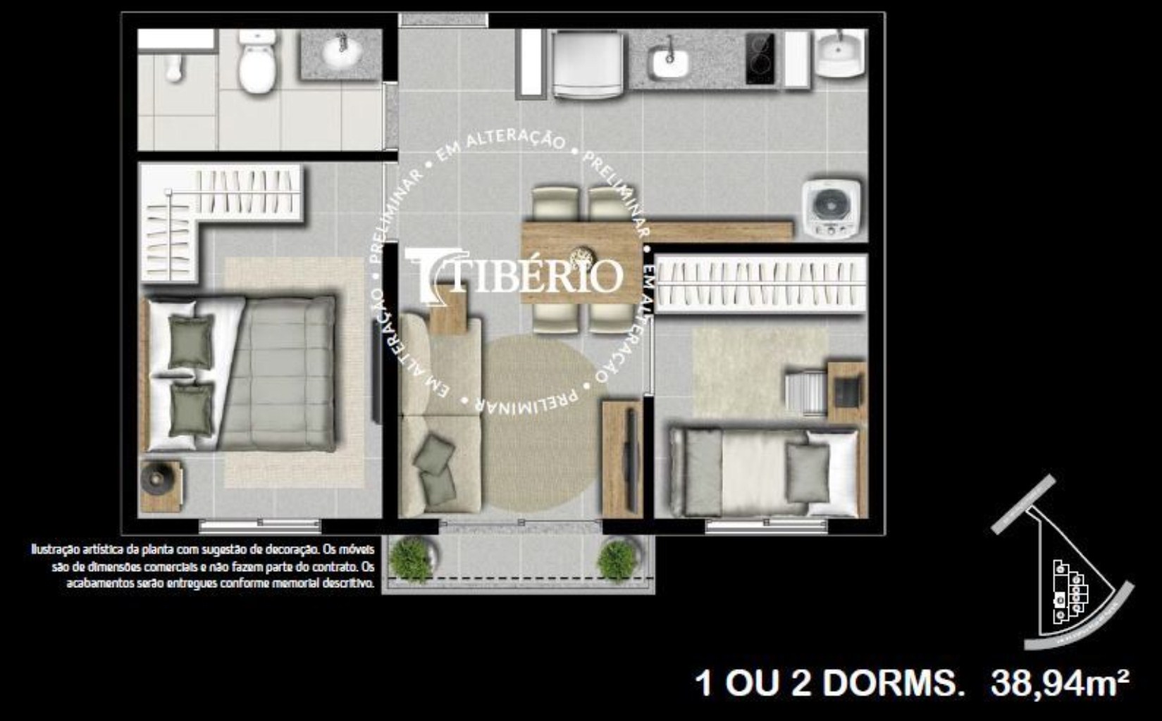 Apartamento, 1 quarto, 31 m² - Foto 19