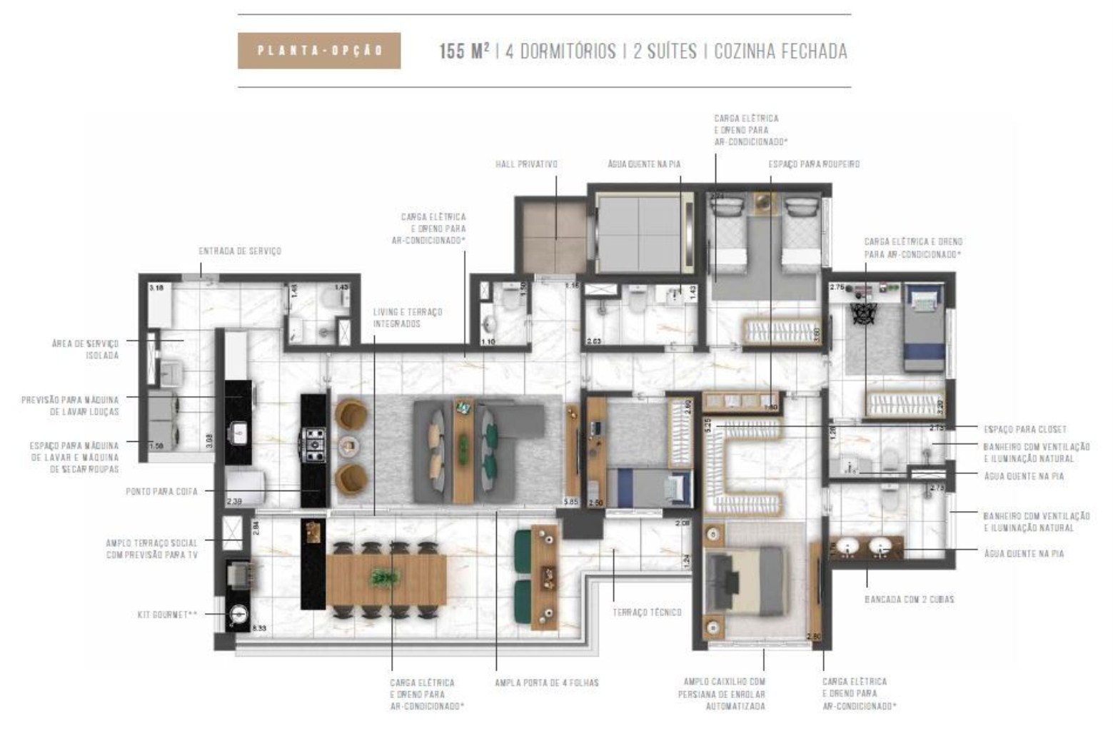 Apartamento, 4 quartos, 155 m² - Foto 26