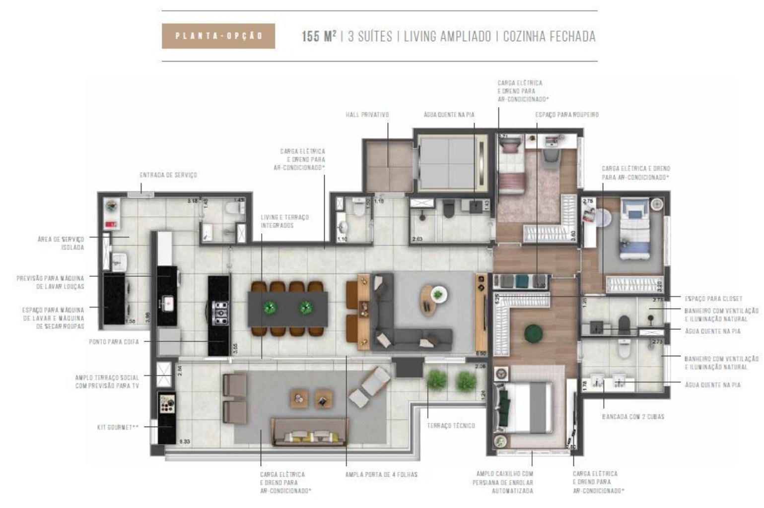 Apartamento, 4 quartos, 155 m² - Foto 27