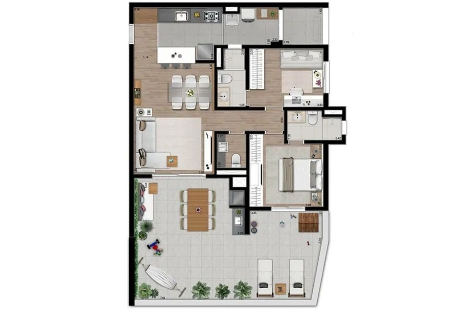 Apartamento, 3 quartos, 116 m² - Foto 18