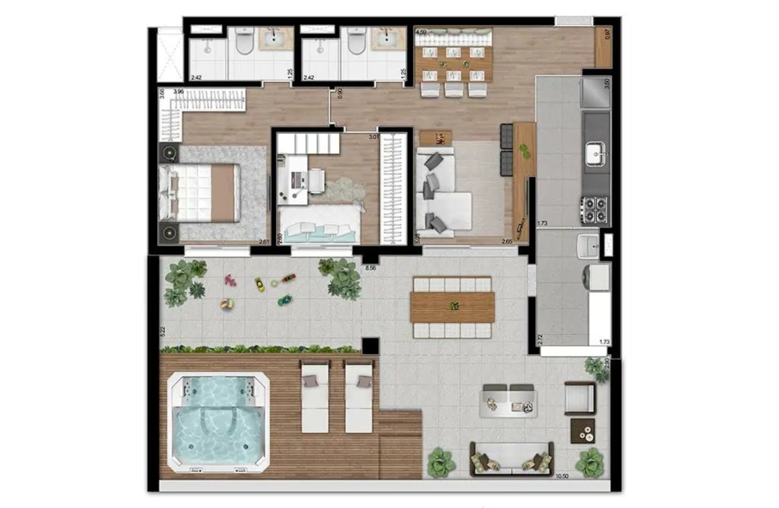 Apartamento, 2 quartos, 114 m² - Foto 17