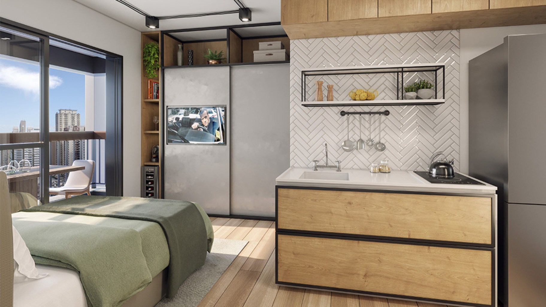 Apartamento, 1 quarto, 28 m² - Foto 4