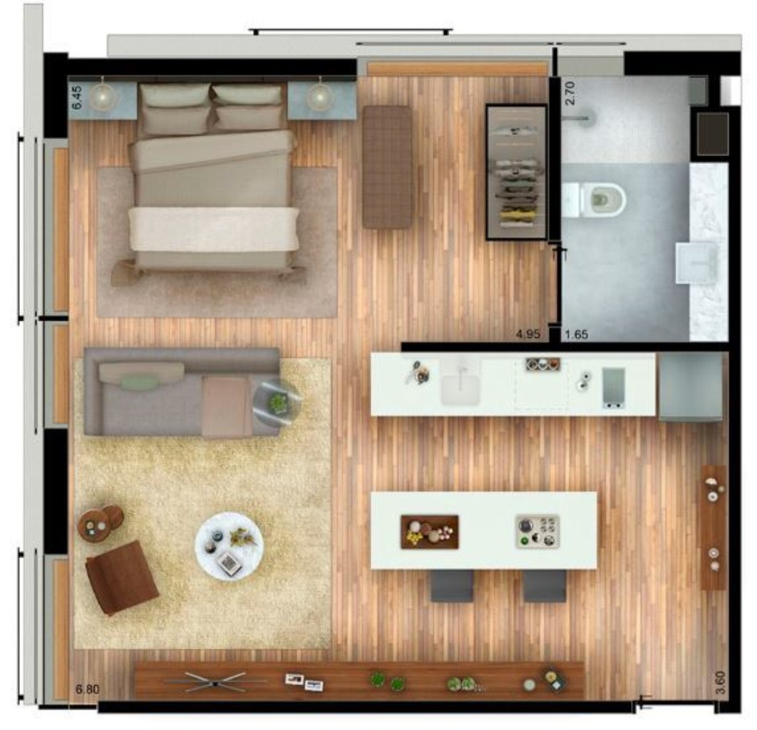 Apartamento, 1 quarto, 40 m² - Foto 30