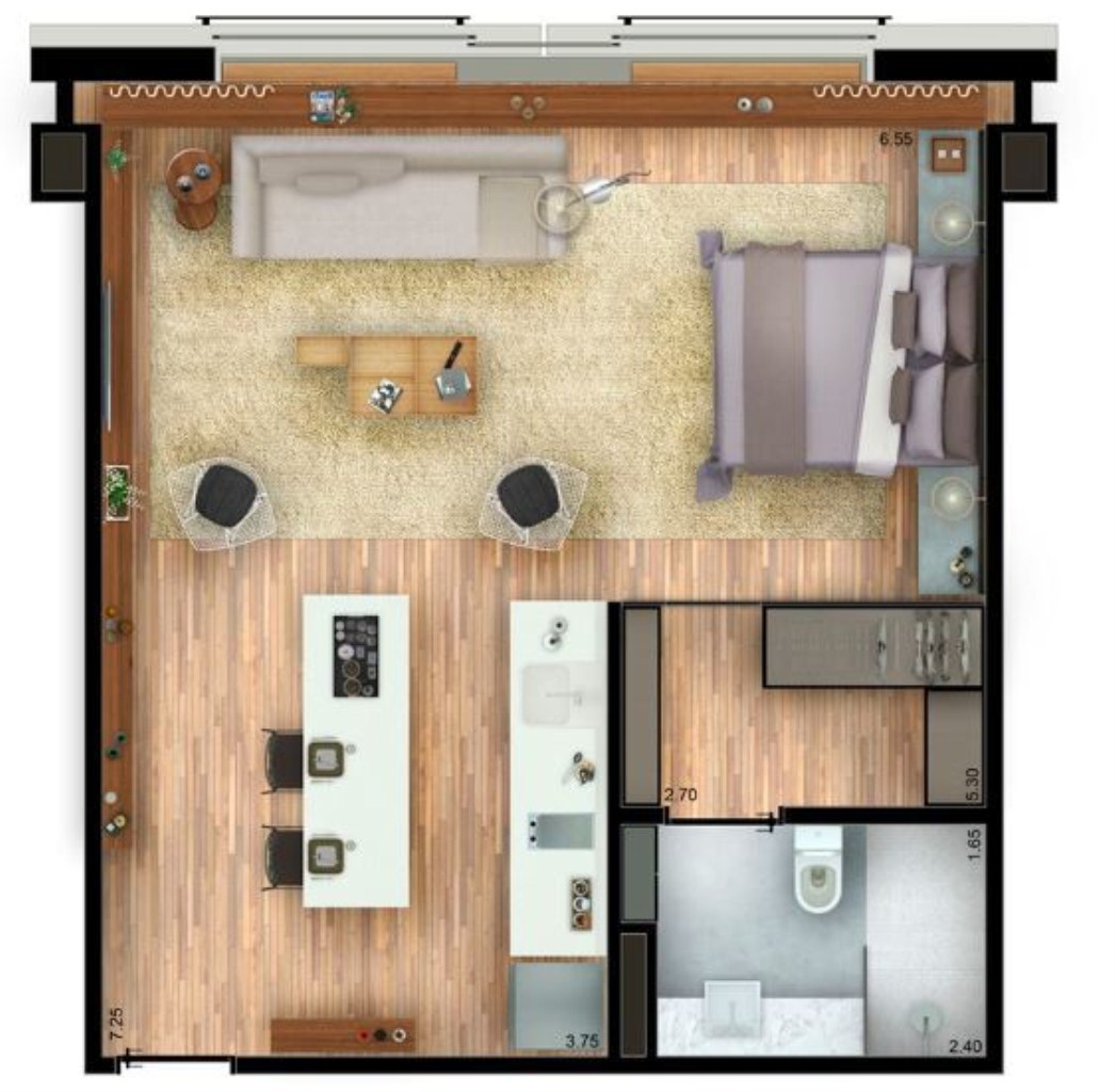 Apartamento, 1 quarto, 40 m² - Foto 32