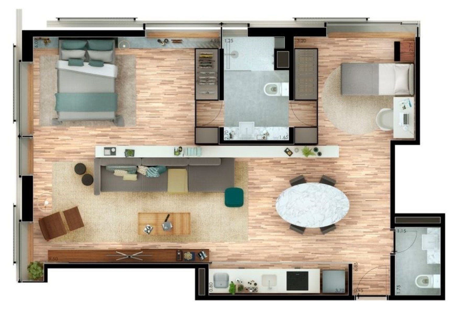 Apartamento, 1 quarto, 40 m² - Foto 34