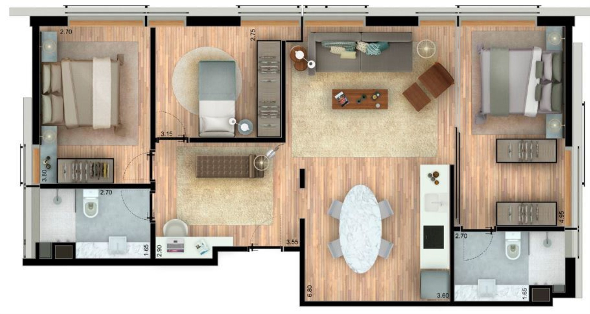 Apartamento, 1 quarto, 40 m² - Foto 36