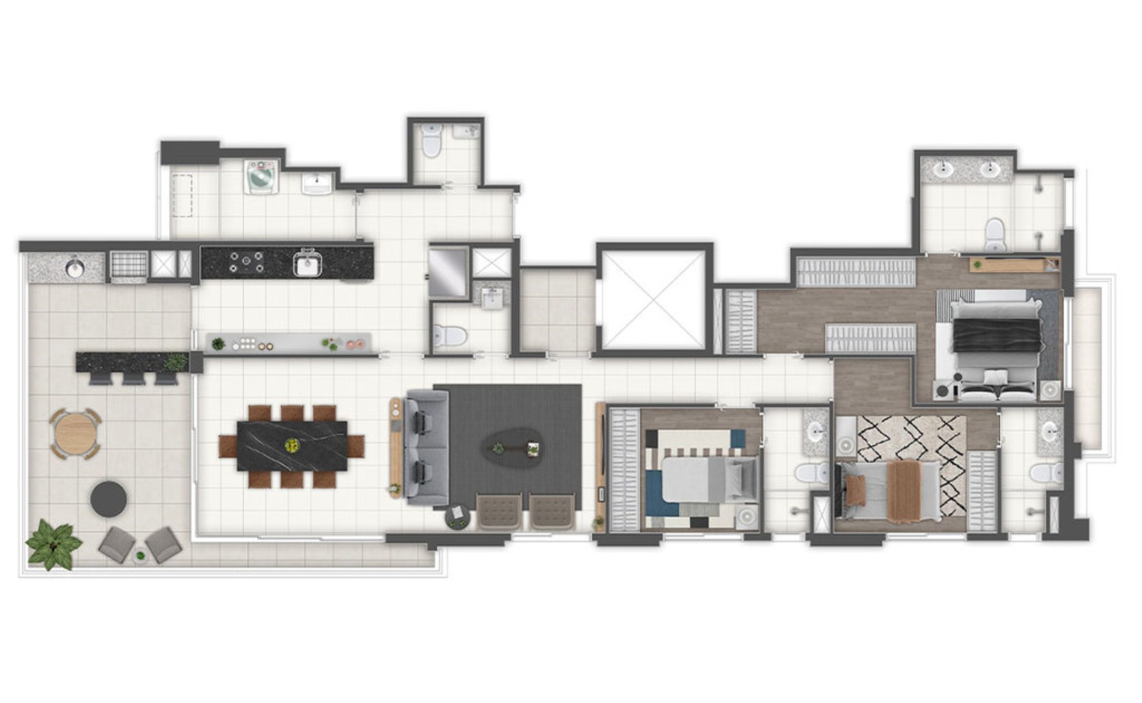 Apartamento, 3 quartos, 143 m² - Foto 38