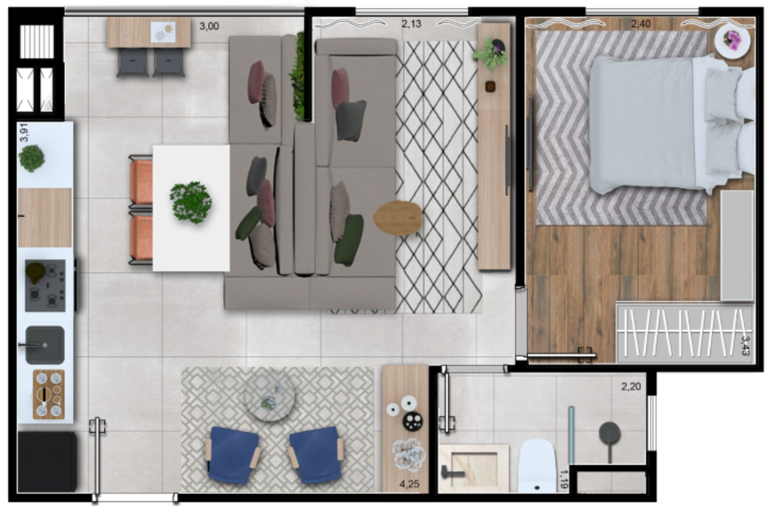 Apartamento, 2 quartos, 38 m² - Foto 15