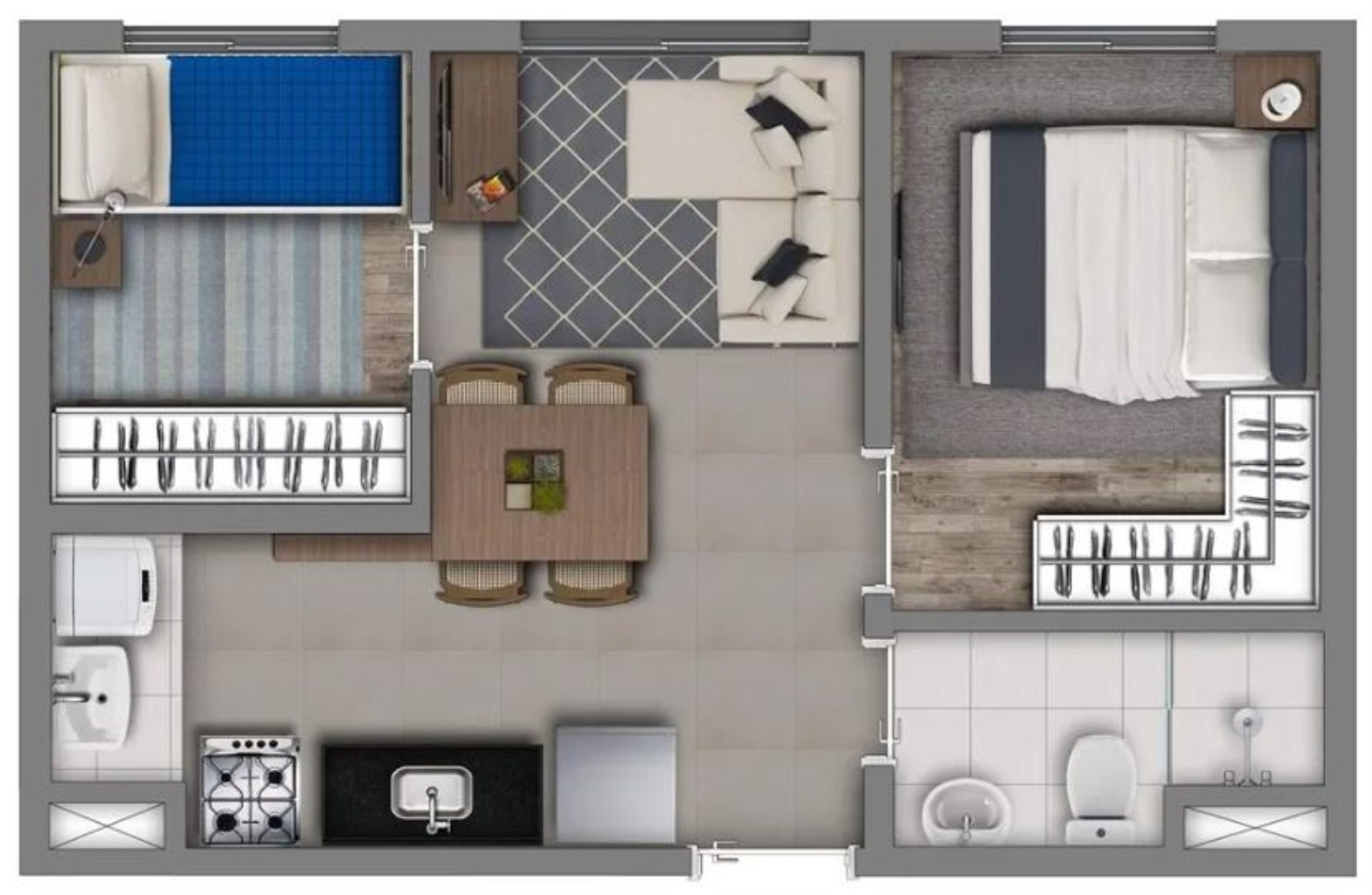 Apartamento, 1 quarto, 34 m² - Foto 14