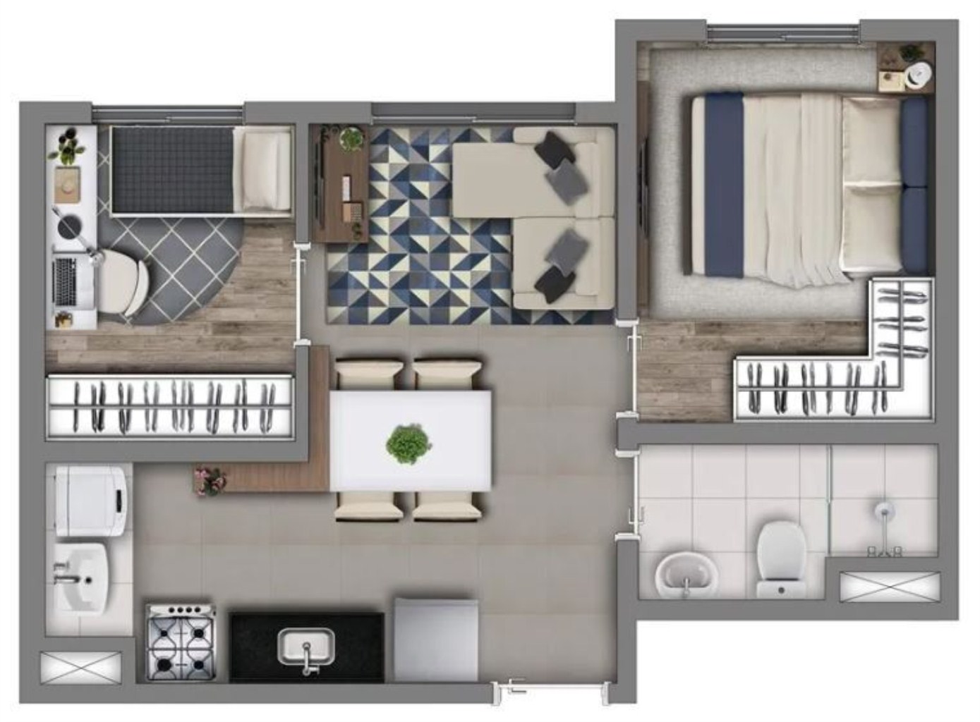 Apartamento, 2 quartos, 48 m² - Foto 13