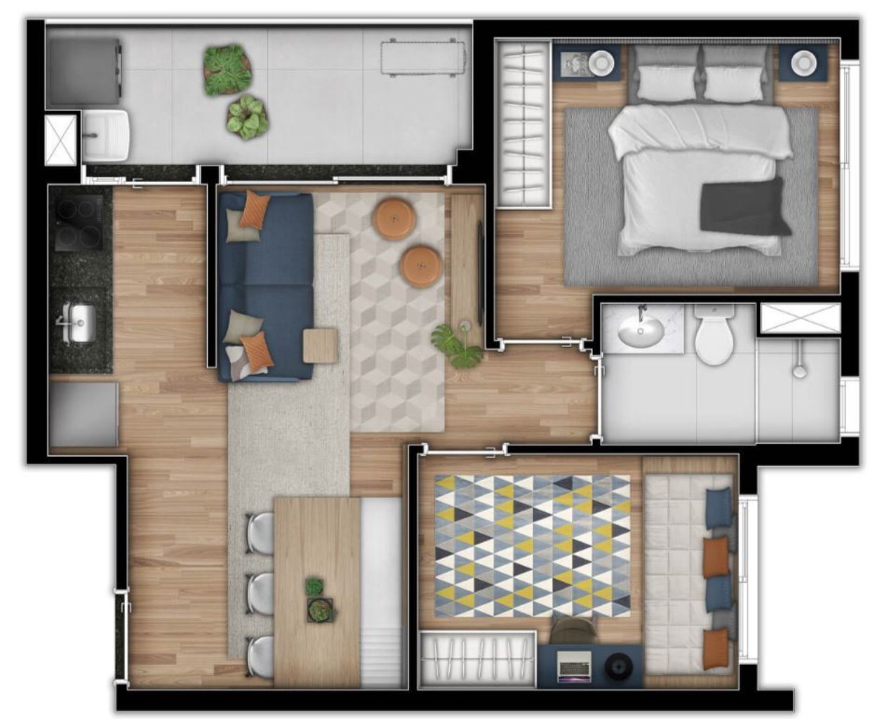 Apartamento, 1 quarto, 25 m² - Foto 24
