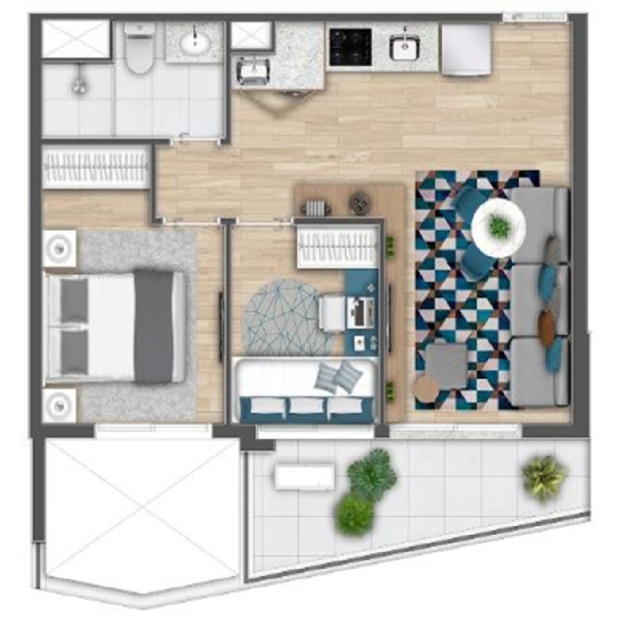 Apartamento, 1 quarto, 33 m² - Foto 23