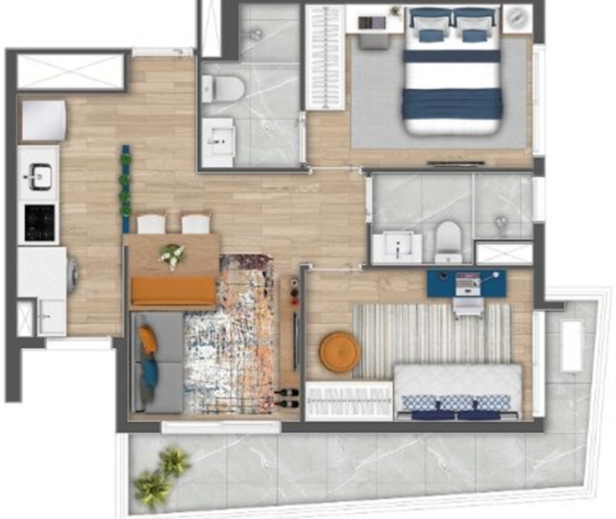 Apartamento, 1 quarto, 33 m² - Foto 24
