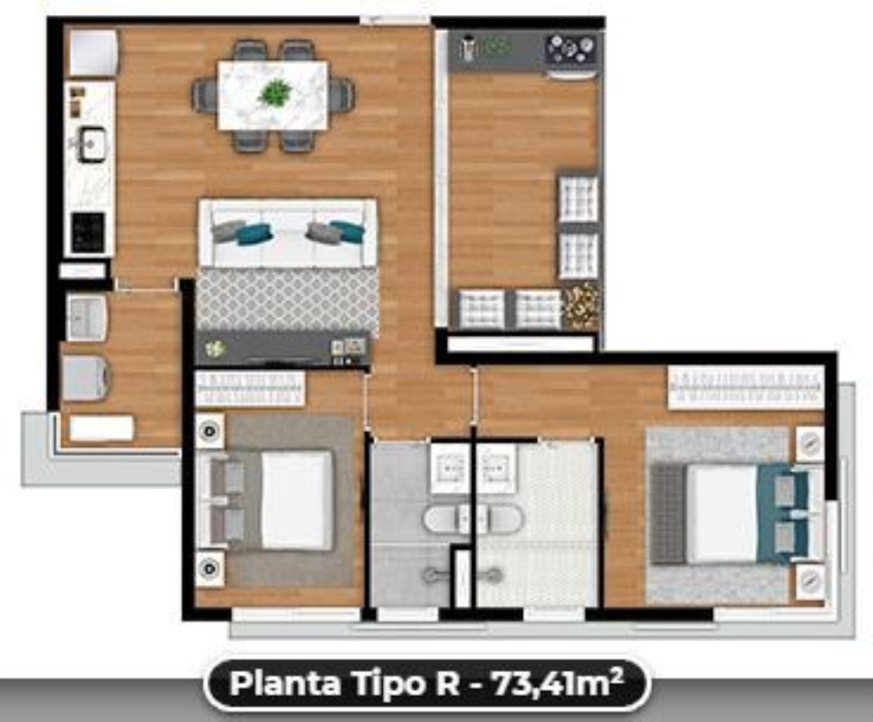 Apartamento, 3 quartos, 98 m² - Foto 13