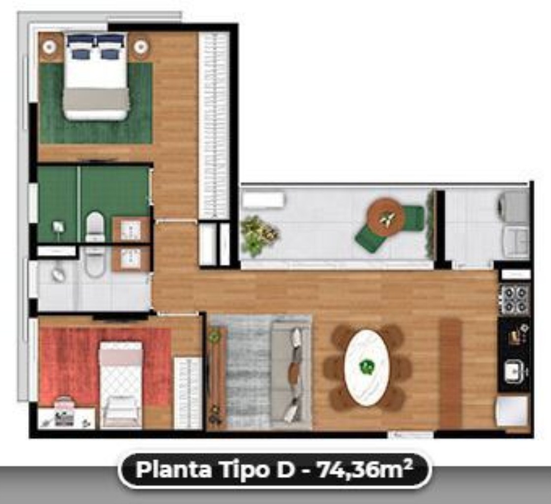 Apartamento, 3 quartos, 98 m² - Foto 14