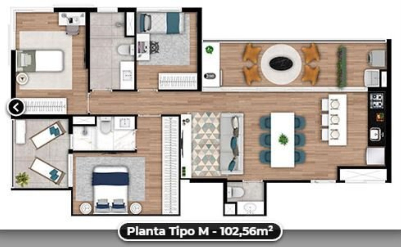 Apartamento, 3 quartos, 98 m² - Foto 24