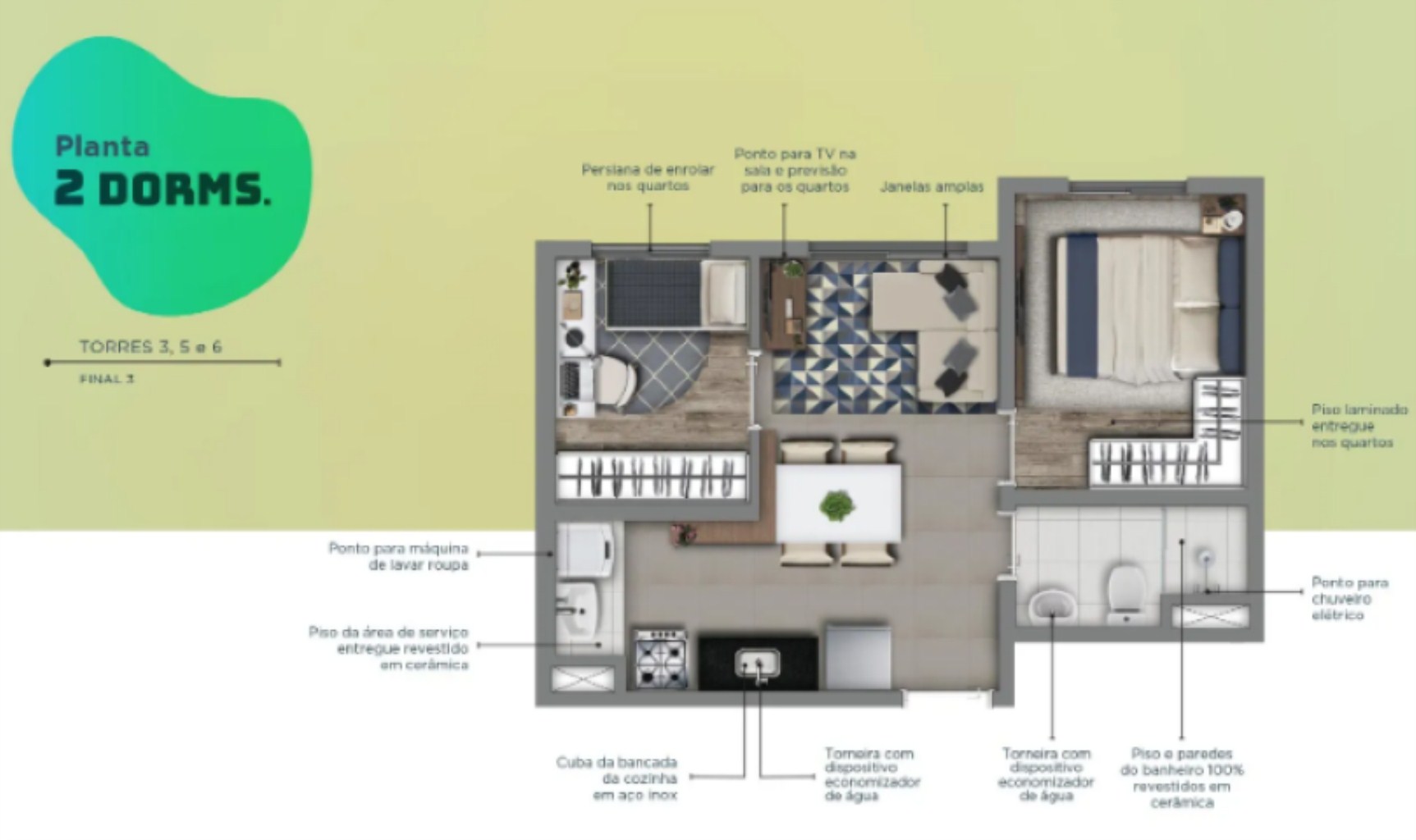Apartamento Venda Com 1 Quarto 24m AP03000