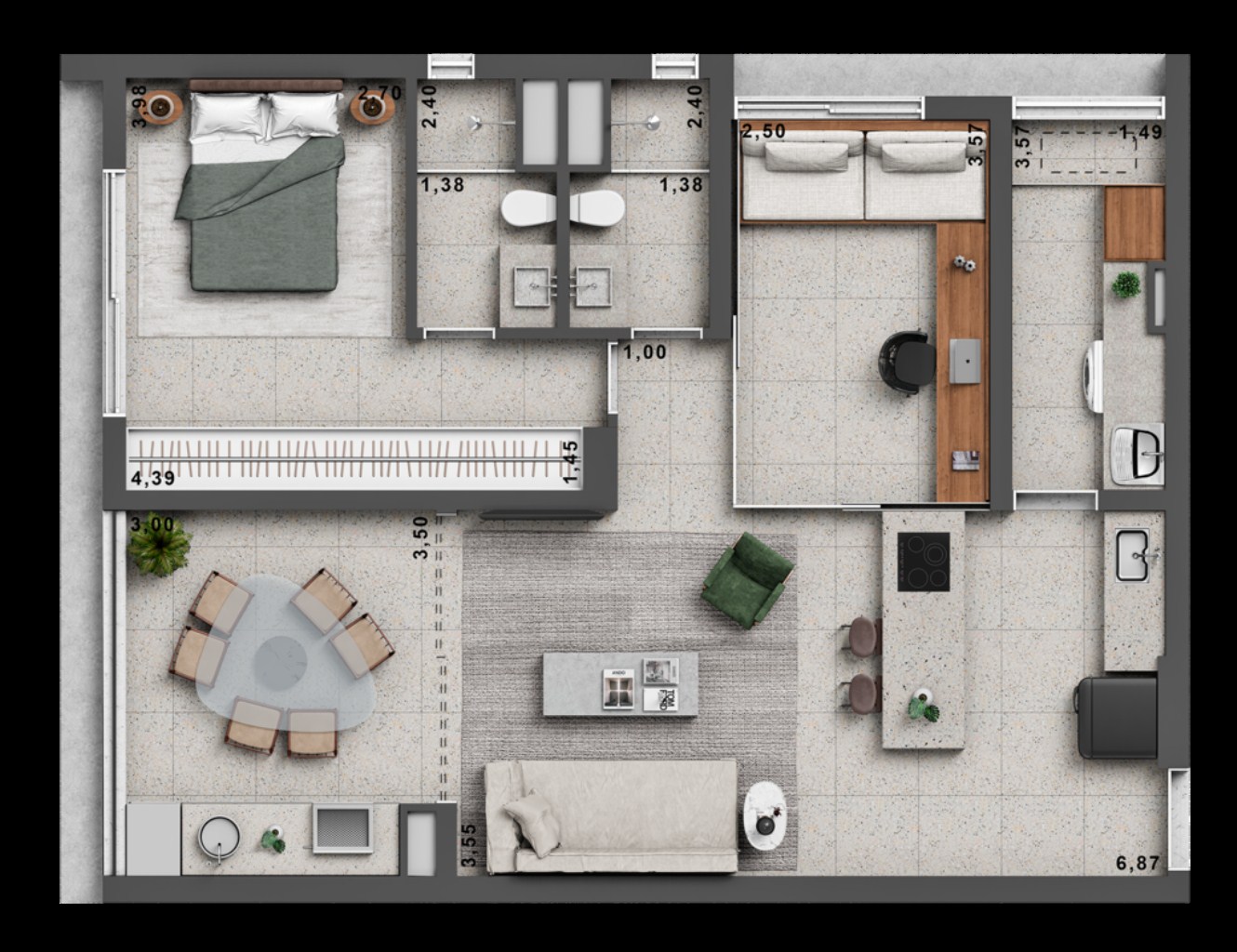 Apartamento, 2 quartos, 82 m² - Foto 15