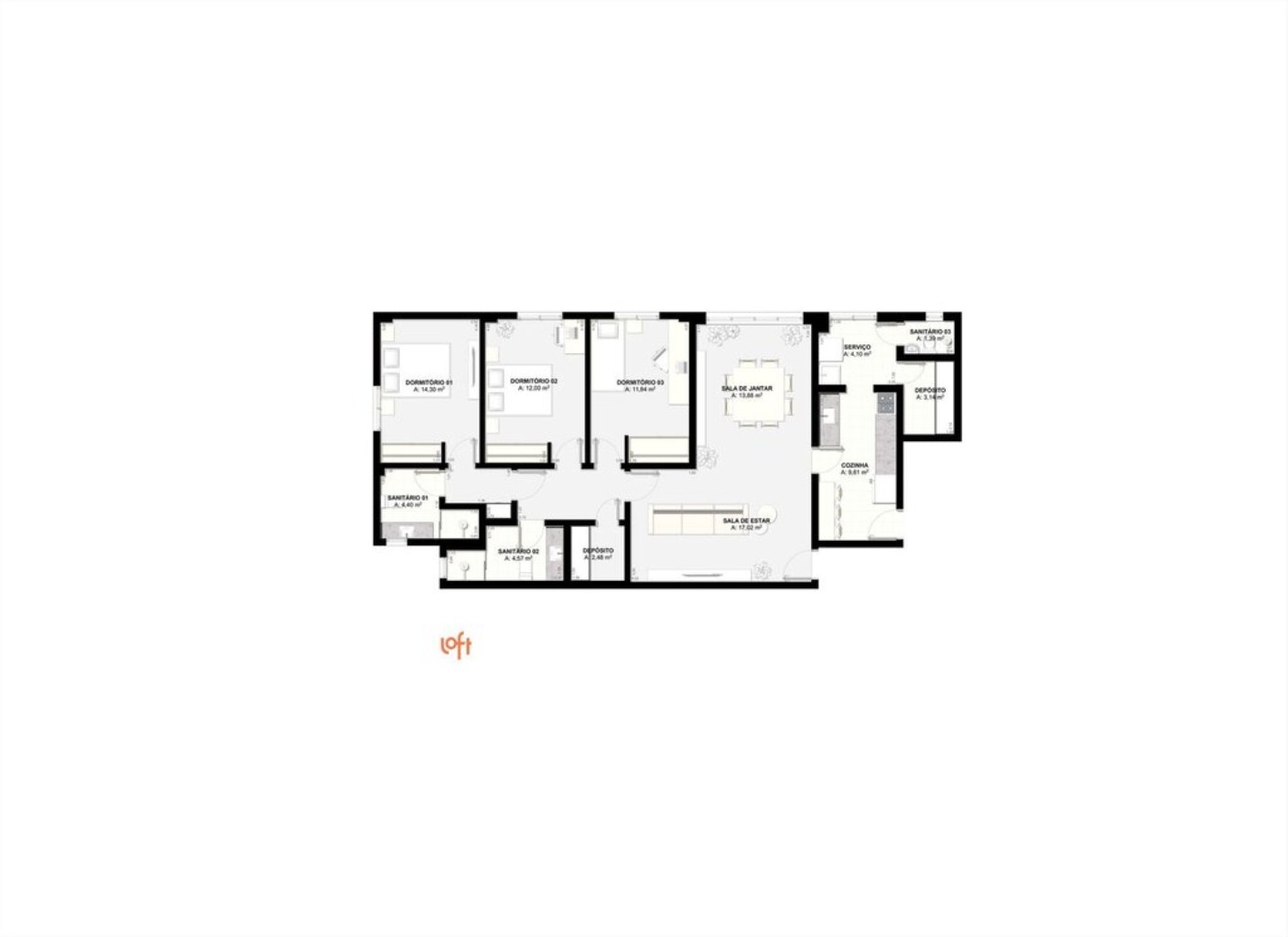 Apartamento, 1 quarto, 70 m² - Foto 35