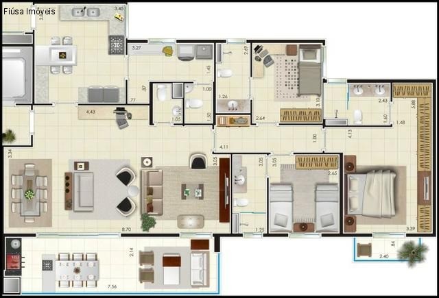 Apartamento, 3 quartos, 148 m² - Foto 13