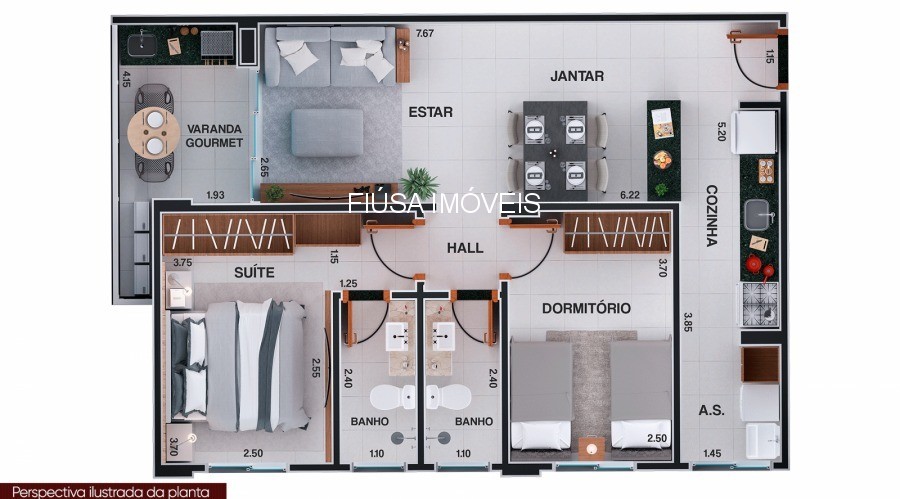 Apartamento, 2 quartos, 65 m² - Foto 17