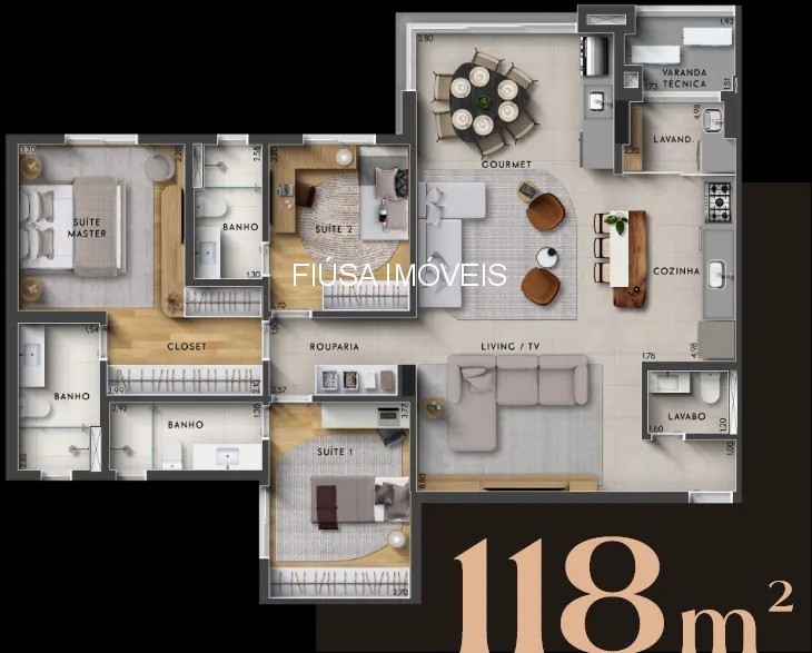 Apartamento, 3 quartos, 118 m² - Foto 17