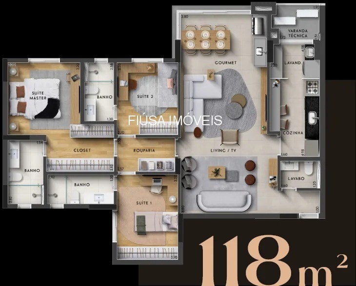 Apartamento, 3 quartos, 118 m² - Foto 18