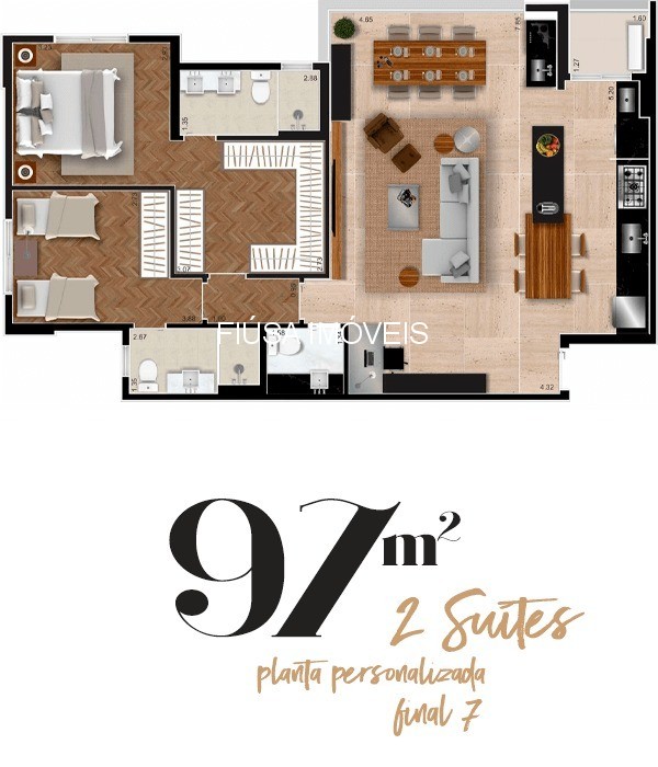 Apartamento, 3 quartos, 97 m² - Foto 22