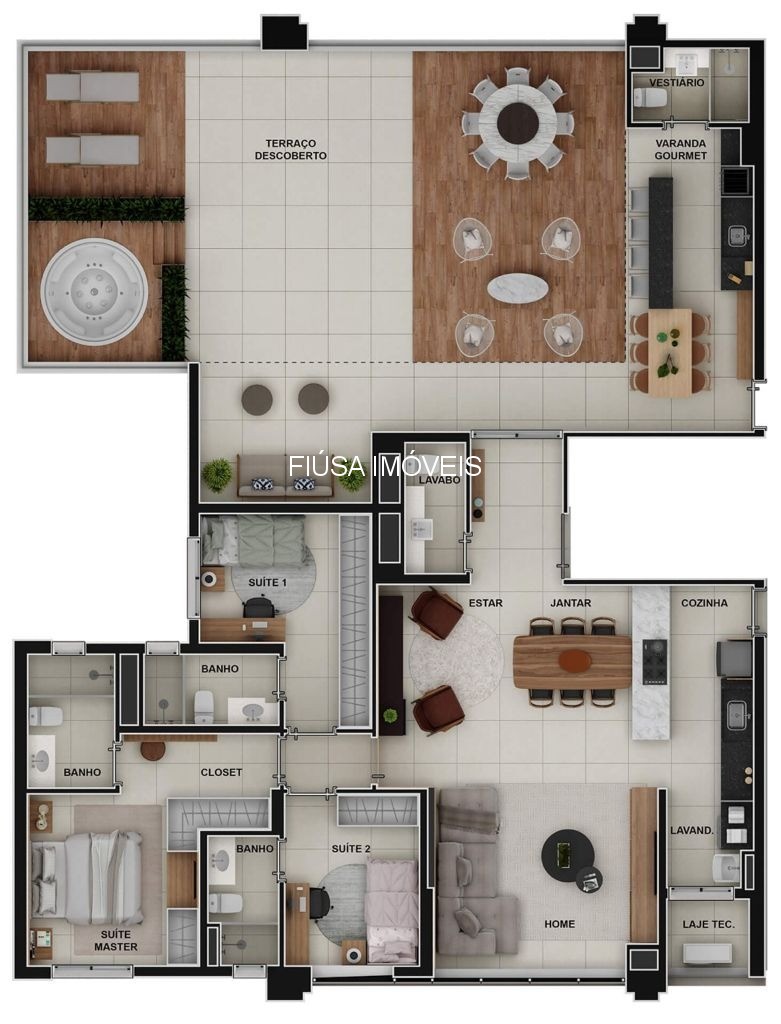 Apartamento, 3 quartos, 92 m² - Foto 74