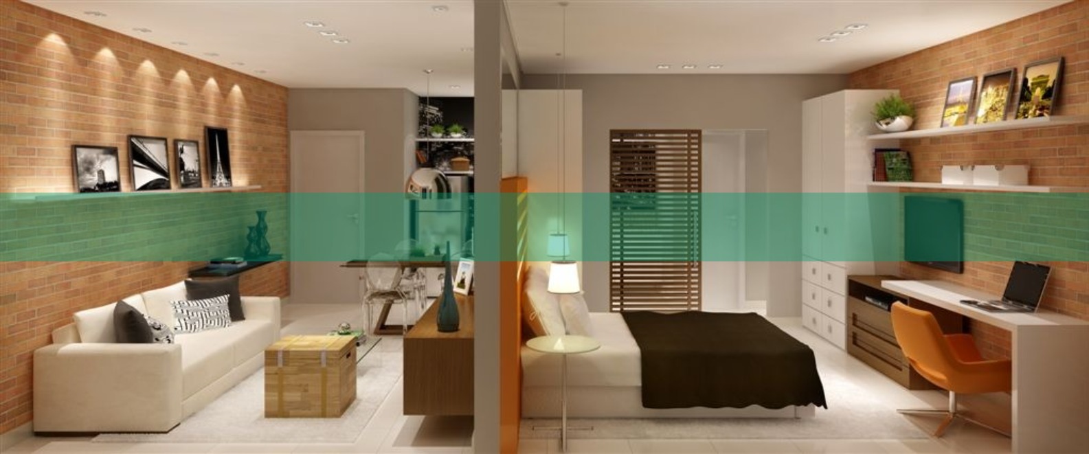 Flat/Apart Hotel, 2 quartos, 45 m² - Foto 1