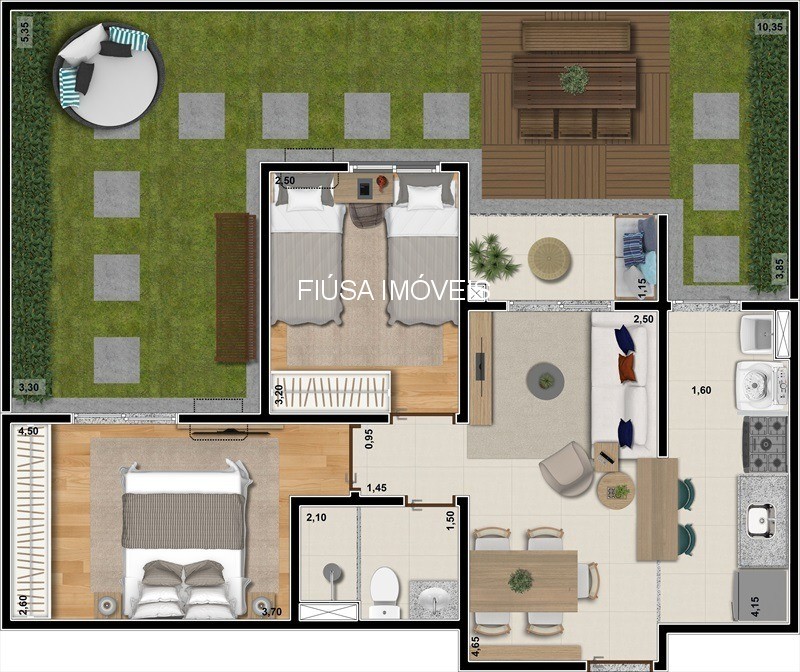 Apartamento, 2 quartos, 56 m² - Foto 17