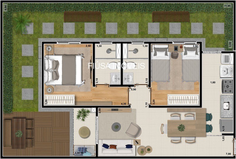 Apartamento, 2 quartos, 56 m² - Foto 16