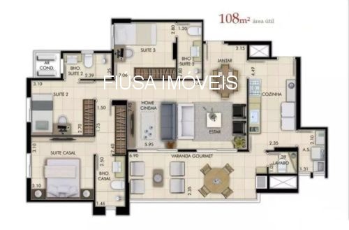 Apartamento, 3 quartos, 135 m² - Foto 35
