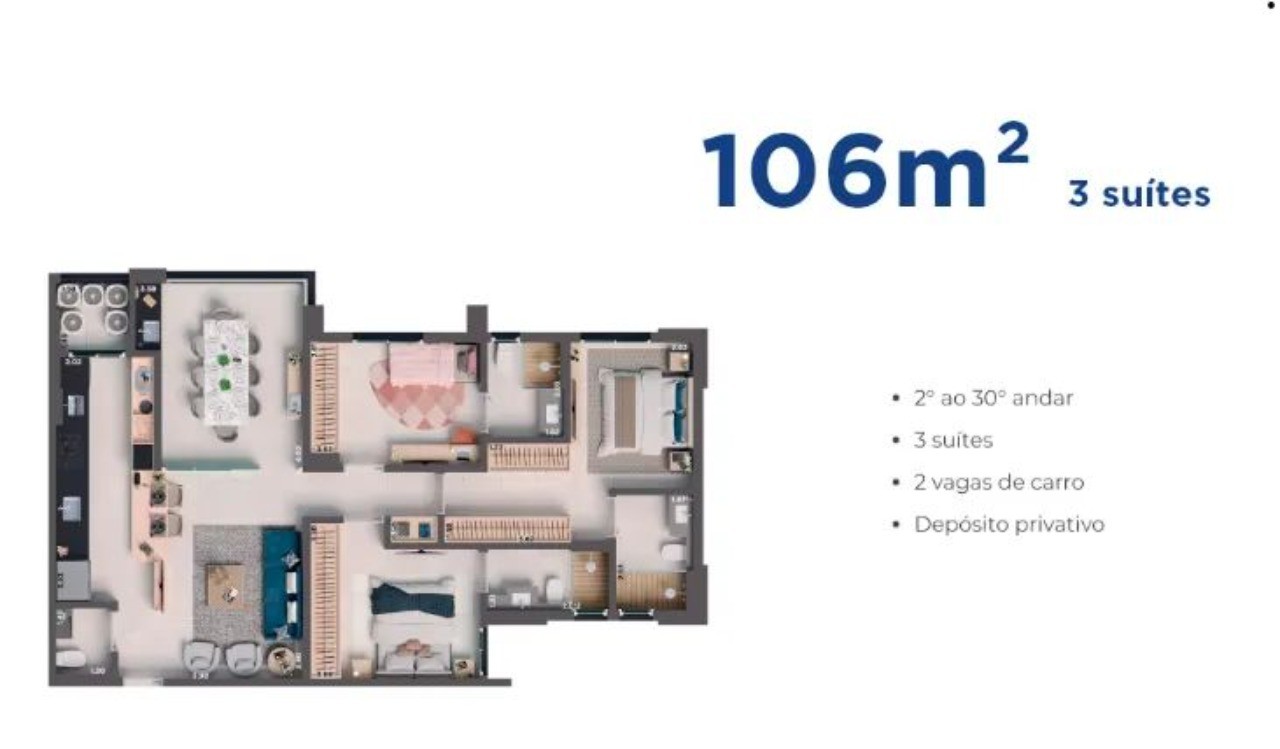 Apartamento, 3 quartos, 106 m² - Foto 10