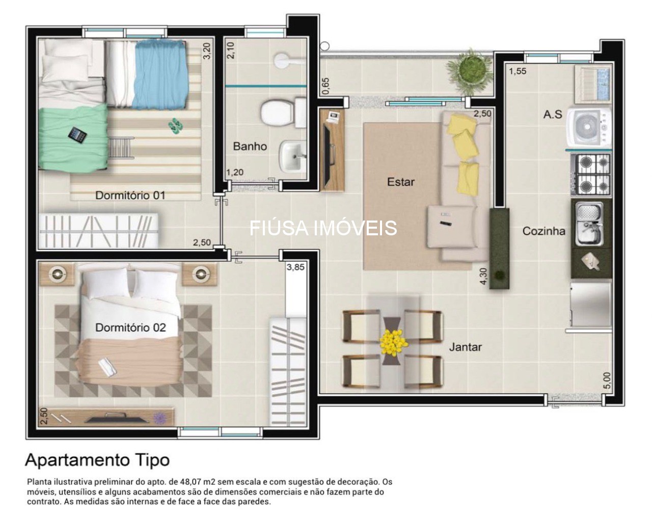 Apartamento, 2 quartos, 48 m² - Foto 28