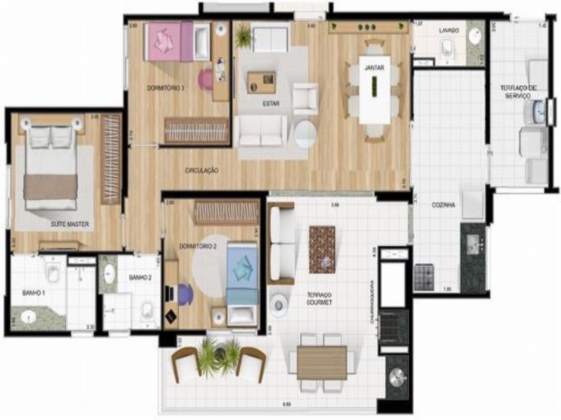 Apartamento, 3 quartos, 104 m² - Foto 13