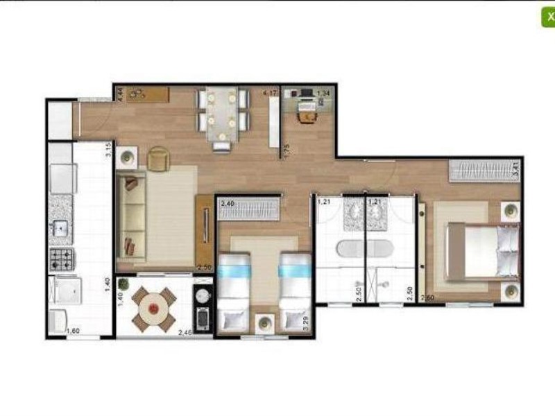 Apartamento, 2 quartos, 63 m² - Foto 10