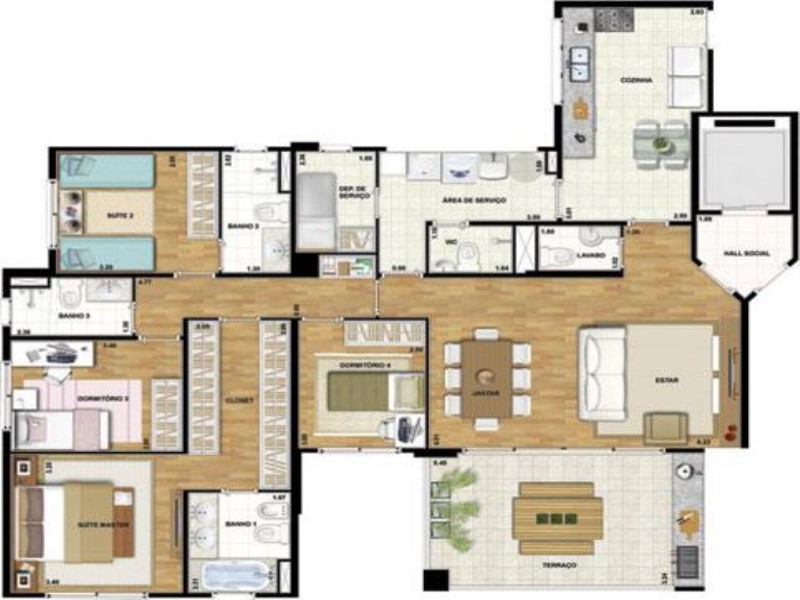 Apartamento, 3 quartos, 155 m² - Foto 9