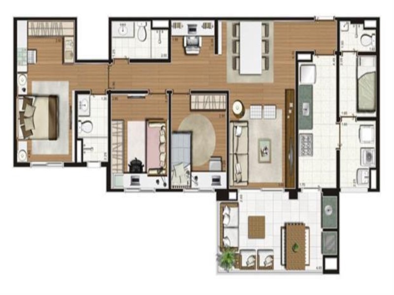 Apartamento, 3 quartos, 110 m² - Foto 3