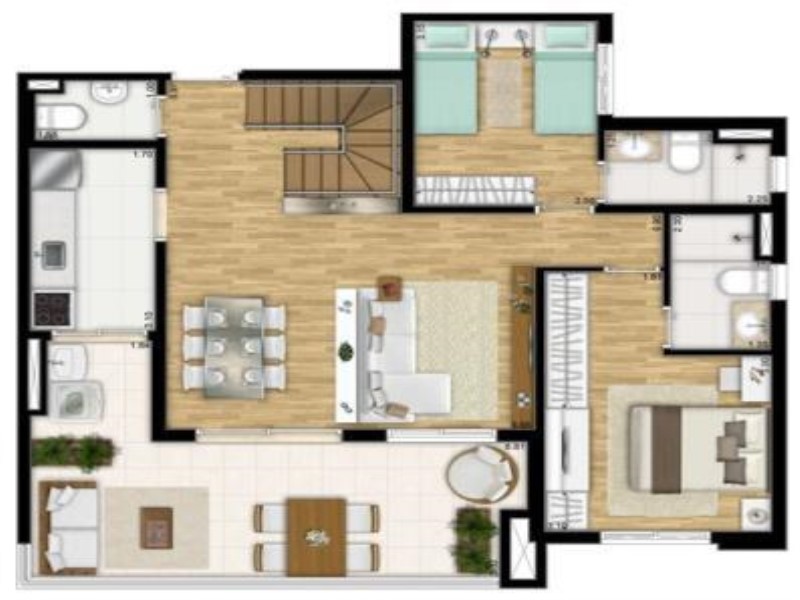 Cobertura à venda com 3 quartos - Foto 2